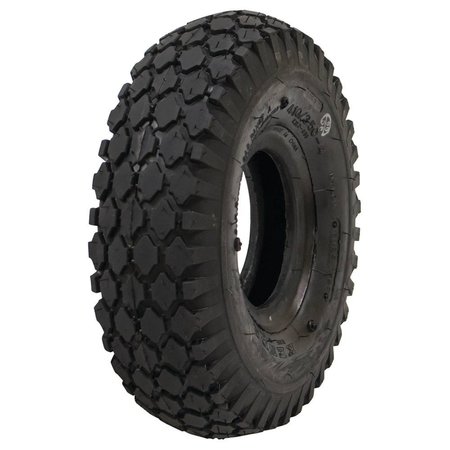 STENS Tire For Kenda 20470001, 4.10X3.50-4 Stud 2 Ply, Ea, 1 160-340